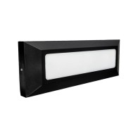 APLIQUE RETANGULAR PRETO 10W CCT S26