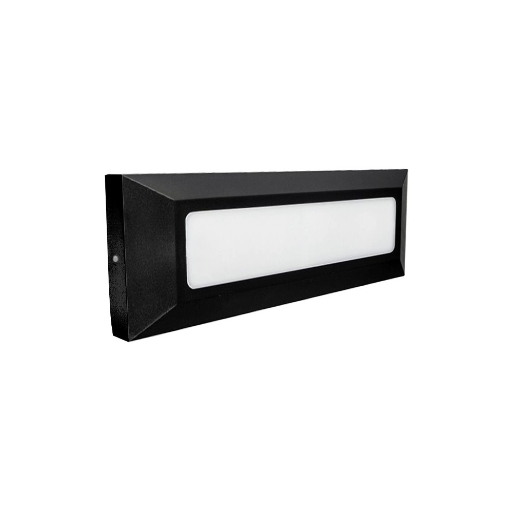 APLIQUE RETANGULAR PRETO 10W CCT S26