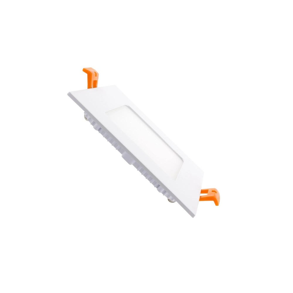 PAINEL LED EMBUTIR 6W QUADRADO BRANCO CCT