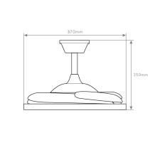 VENTILADOR DE TETO 9295 LED 30W CCT S25
