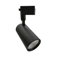 PROJ. DE CALHA TRIFÁSICO SERIE L PRETO 30W 3000K