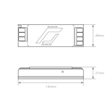 TRANSFORMADOR MULTIVOLTAGEM 12-24V 100W IP20