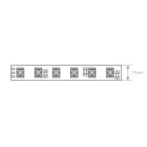 FITA LED 5050 60 LEDS 14.4W 220V IP65 RGB CORTE 50-50CM