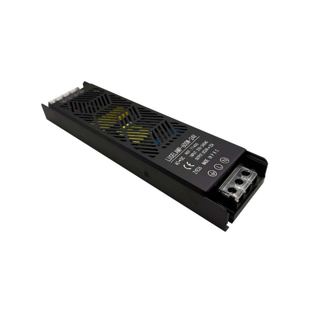 TRANSFORMADOR SLIM 24V 600W 25A IP20