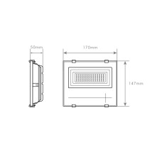 PROJETOR SOLAR 25W 6400K
