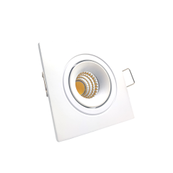 SPOT LED EMBUTIR QUADRADO BRANCO ORIEN. 3W 4200K