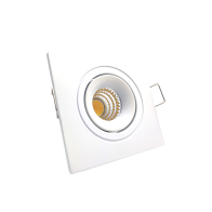 SPOT LED EMBUTIR QUADRADO BRANCO ORIEN. 3W 4200K
