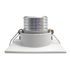 SPOT LED EMBUTIR QUADRADO BRANCO ORIEN. 3W 4200K