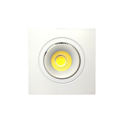 SPOT LED EMBUTIR QUADRADO BRANCO ORIEN. 3W 6400K