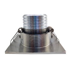 SPOT LED EMBUTIR QUADRADO NÍQUEL ORIEN. 3W 6400K