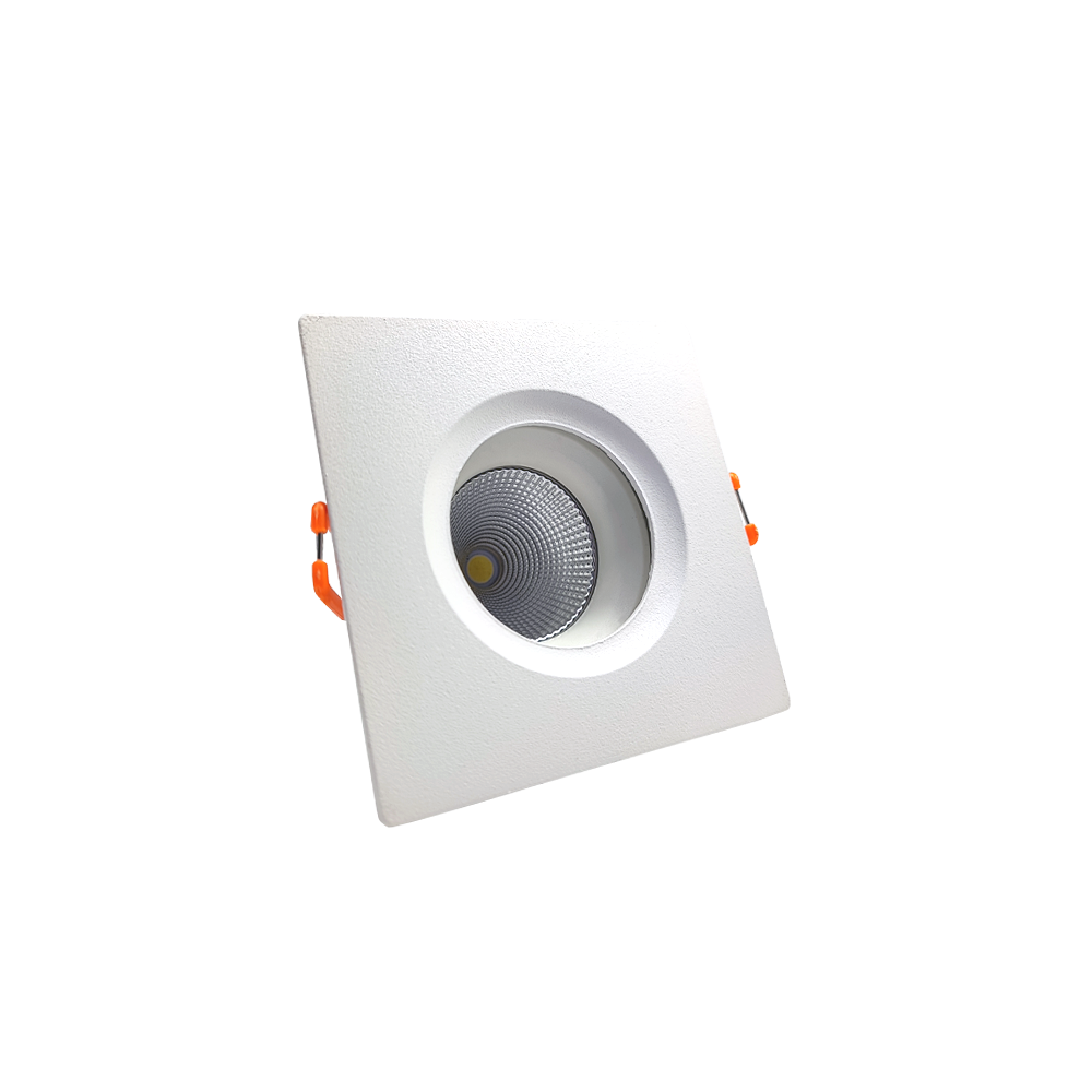 SPOT LED QUADRADO BRANCO 5W 3000K