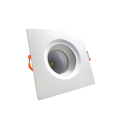 SPOT LED QUADRADO BRANCO 5W 6400K