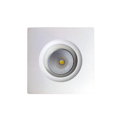 SPOT LED QUADRADO BRANCO 5W 6400K