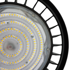 CAMPÂNULA LED UFO PRETO PHILIPS 5 ANOS 100W 6400K