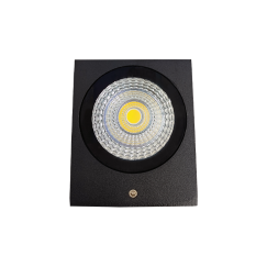 APLIQUE QUADRADO PRETO 3W 4200K