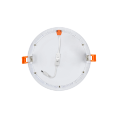 PAINEL LED EMBUTIR 12W REDONDO BRANCO 3CCT