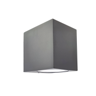 APLIQUE QUADRADO CINZA 1XGU10