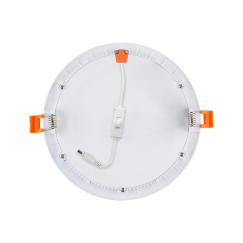 PAINEL LED EMBUTIR 18W REDONDO BRANCO 3CCT