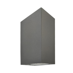 APLIQUE QUADRADO CINZENTO 2XGU10