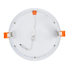 PAINEL LED EMBUTIR 24W REDONDO BRANCO 3CCT