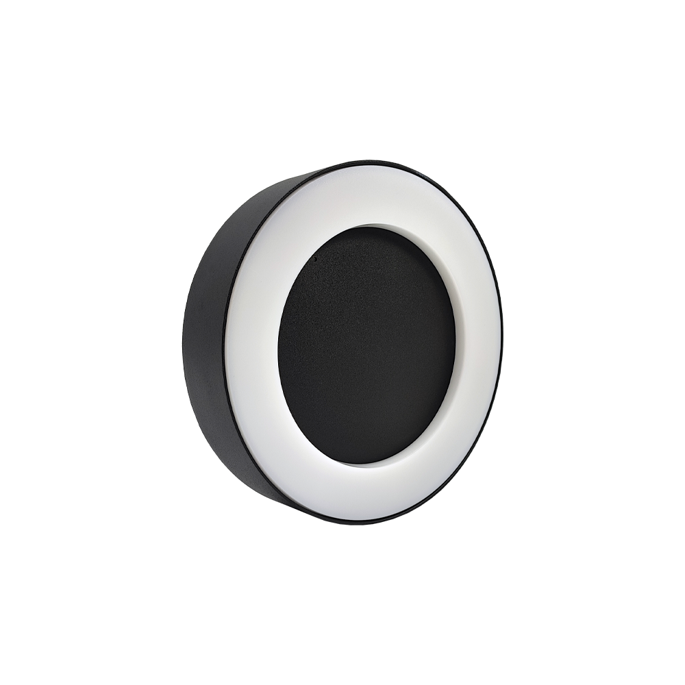APLIQUE REDONDO PRETO 15W 4200K
