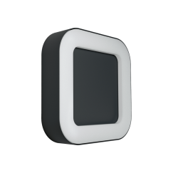 APLIQUE QUADRADO PRETO 15W 4200K