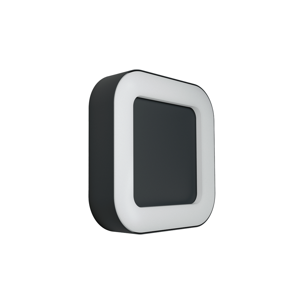 APLIQUE QUADRADO PRETO 15W 4200K