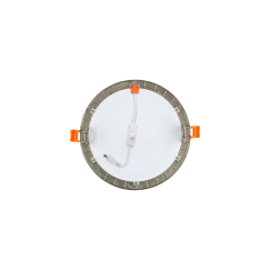 PAINEL LED EMBUTIR 6W REDONDO NIQUEL 3CCT