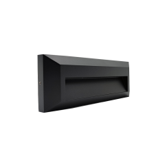 APLIQUE RETANGULAR PRETO 6W 4200K