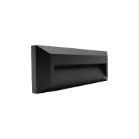 APLIQUE RETANGULAR PRETO 6W 4200K