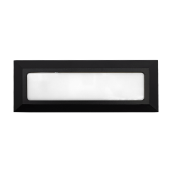 APLIQUE RETANGULAR PRETO 10W 4200K