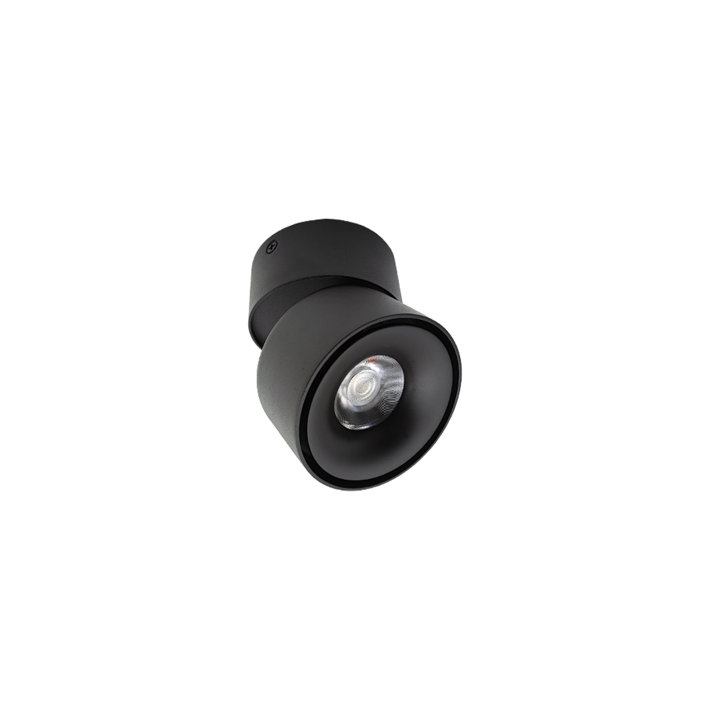 APLIQUE LED ROTATIVO 12W PRETO 4200K