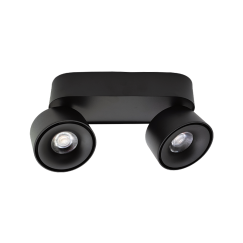 APLIQUE LED ROTATIVO 24W PRETO 4200K