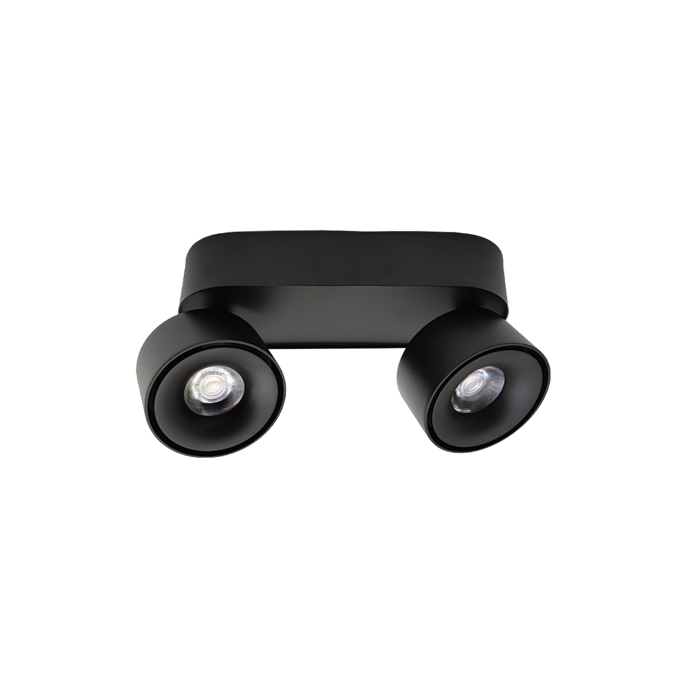 APLIQUE LED ROTATIVO 24W PRETO 4200K