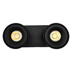 APLIQUE LED ROTATIVO 24W PRETO 4200K