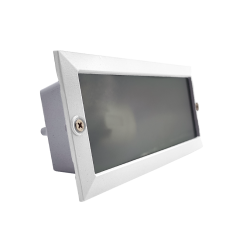 PROJETOR DE MURO RETANGULAR BRANCO E27