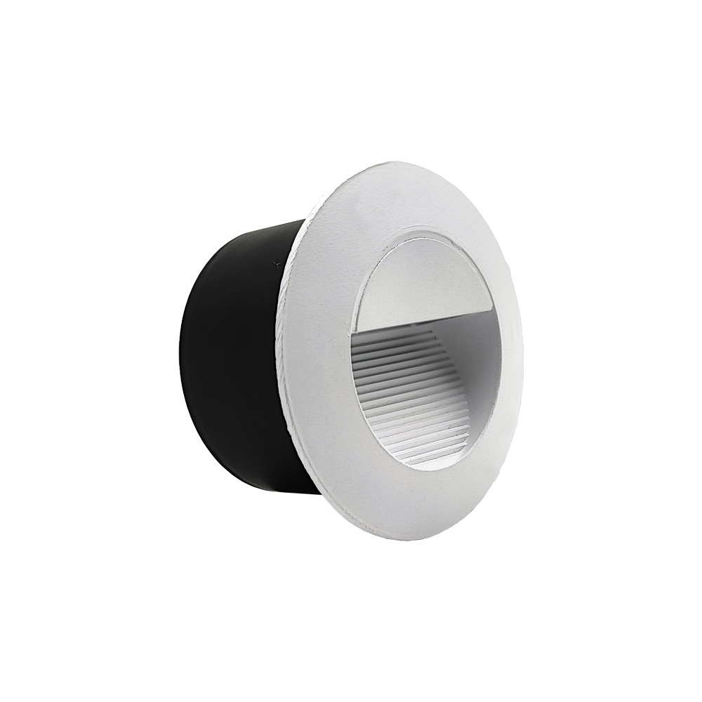 PROJETOR DE MURO REDONDO BRANCO 3W 4200K