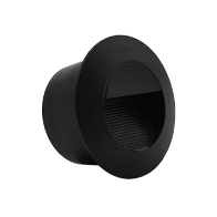 PROJETOR DE MURO REDONDO PRETO 3W 4200K