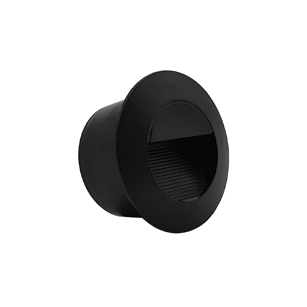 PROJETOR DE MURO REDONDO PRETO 3W 4200K