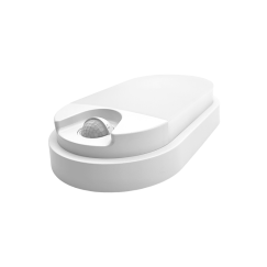 APLIQUE OVAL SLIM  C/SENSOR 15W PVC S24