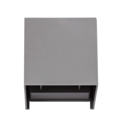 APLIQUE LED CUBO CINZA 10W 4200K