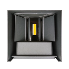 APLIQUE LED CUBO CINZA 10W 4200K