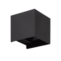APLIQUE LED CUBO PRETO 10W 3000K