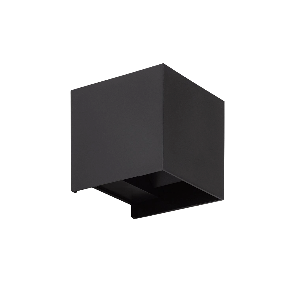 APLIQUE LED CUBO PRETO 10W 4200K