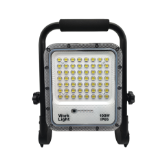 PROJETOR DE BATERIA 60W SMD LED IP65 PVC S24